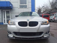 BMW 5 Series E60/E61 2003-2010 Frontstoßstangenlippe OmsaLine Flap (schwarz) Foto 1