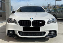 BMW 5 Series F10/F11 2010–2016 Frontspoiler DPT Flap (für M-Performance, Schwarz Glanz) Foto 1