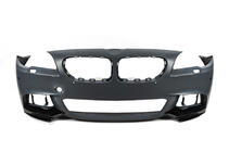BMW 5 Series F10/F11 2010–2016 Frontspoiler DPT Flap (für M-Performance, Schwarz Glanz) Foto 7