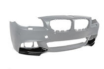 BMW 5 Series F10/F11 2010–2016 Frontspoiler DPT Flap (für M-Performance, Schwarz Glanz) Foto 6