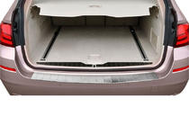BMW 5 Series F10/F11 2010–2016 Heckstoßstangenabdeckung OmsaLine (SW, Edelstahl) Foto 1