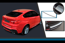 BMW X4 F26 2014-2018 Edelstahl Heckstoßstangenschutz OmsaLine (VA) Foto 1