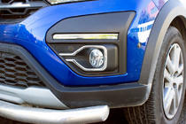 Dacia Sandero 2021- Chrom Blenden für Nebelscheinwerfer (2 Stk, Edelstahl) Foto 1