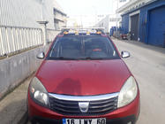 Renault Sandero 2007-2013 Windschutzscheibenblende (LED, Schwarz Matt) Foto 2