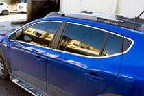 Dacia Sandero 2021- Fensterzierleisten komplett (14-tlg, Edelstahl) Foto 1