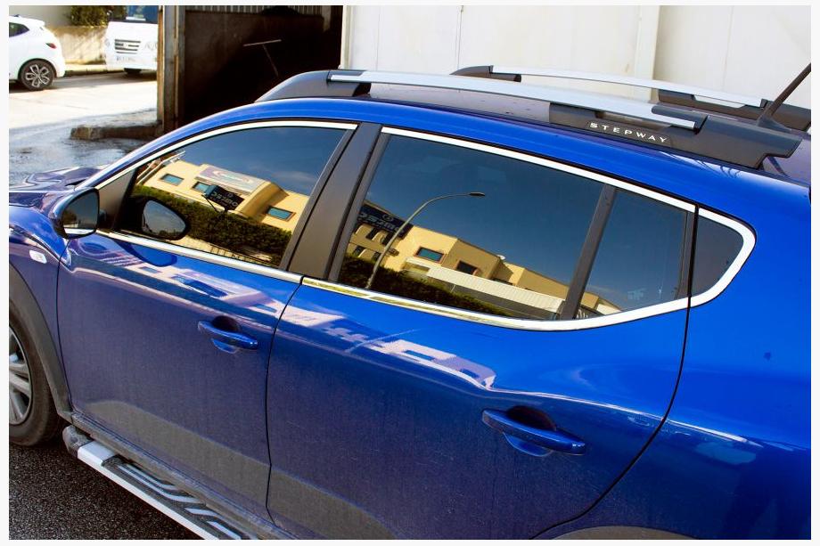 Dacia Sandero 2021- Fensterzierleisten komplett (14-tlg, Edelstahl) Image