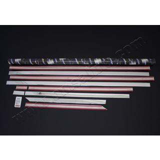 Untere Fensterzierleisten Edelstahl Set Citroen Jumper 2007-2025 Foto 2