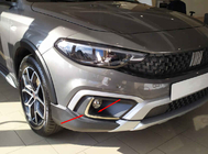 Fiat Tipo Cross 2021- Edelstahl Blenden für Nebelscheinwerfer Foto 1