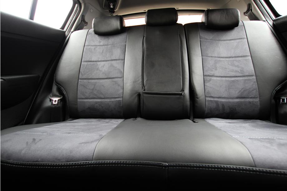 Kia Sportage 2021- Autositzbezüge Kunstleder+Stoff+Alcantara Antara A0010 (Komplettset) Foto 3