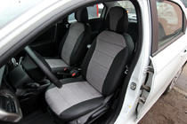 Citroen C-Elysee 2013-2022 Autositzbezüge Kunstleder+Stoff+Alcantara Antara A0010 (Komplettset) Foto 8