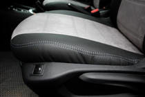 Citroen C-Elysee 2013-2022 Autositzbezüge Kunstleder+Stoff+Alcantara Antara A0010 (Komplettset) Foto 16