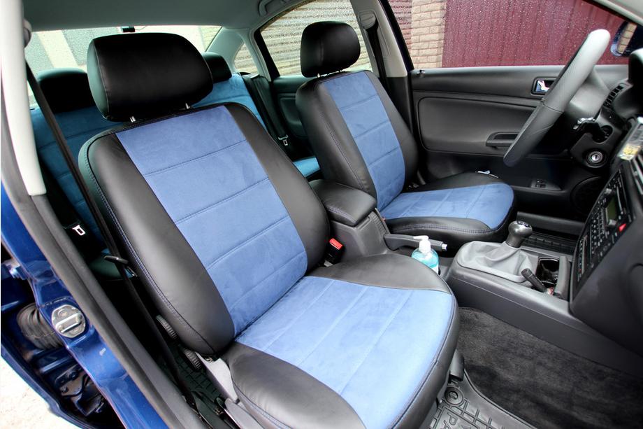 Volkswagen Passat B5 1997-2005 Autositzbezüge Kunstleder+Stoff+Alcantara Antara A006 (Komplettset) Image