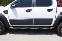Ford Ranger 2007-2011 Seitenstufen Dakar V1 ohne LED (2 Stk, Metall) Foto 2