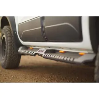 Seitenstufen Dakar V2 mit LED (2 Stk, Metall) Land Rover Freelander I 1997-2006 Foto 3
