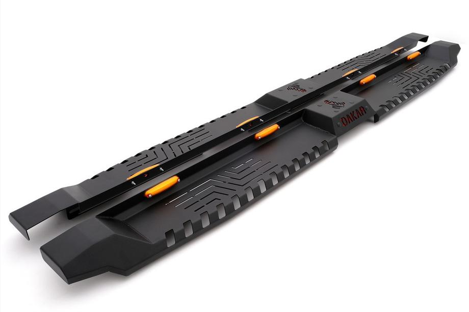 Land Rover Freelander I 1997-2006 Seitenstufen Dakar V2 mit LED (2 Stk, Metall) Image