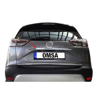 Chromleiste über dem Kennzeichen (Edelstahl) Opel Crossland X 2017-2024 Foto 4