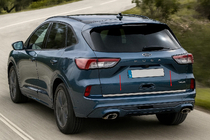 Ford Kuga/Escape 2019- Kofferraumleiste Edelstahl Foto 2