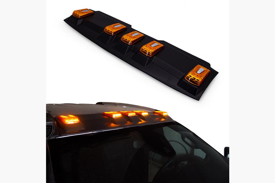 Ford Ranger 2011–2022 LED V2 Frontscheibenblende Image