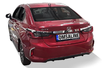 Honda City 2021- Chromleiste über dem Kennzeichen SD (3 Stk, Edelstahl) Foto 2
