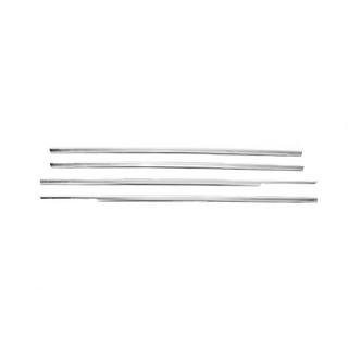 Fensterzierleisten außen Edelstahl (4 Stk) Honda Civic 1995-2001 Foto 2