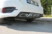 Honda Civic Sedan X 2016-2021 Heckdiffusor für Heckstoßstange (Meliset, in Wagenfarbe) Foto 1
