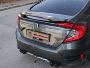 Honda Civic Sedan X 2016-2021 Heckspoiler Isikli (grundiert zum Lackieren) Foto 1