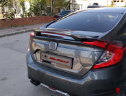 Honda Civic Sedan X 2016-2021 Heckspoiler Isikli (grundiert zum Lackieren) Foto 2