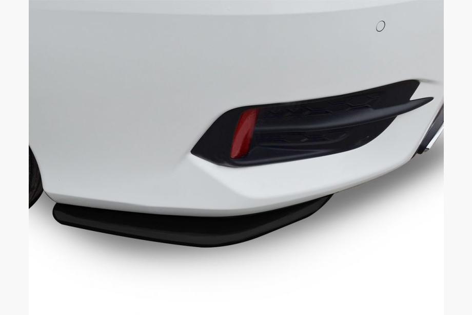 Honda Civic Sedan X 2016-2021 Flaps Heckstoßstange Aufsätze (2 Stk, schwarz) Image