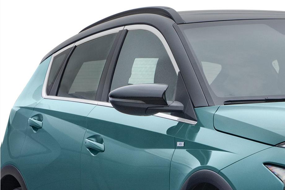 Hyundai Bayon 2021- Fensterrahmen Zierleisten komplett (14-tlg, Edelstahl) Foto 2