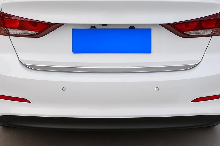 Hyundai Elantra (AD) 2015-2020 Kofferraumleiste Edelstahl Image