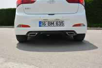 Hyundai I-20 2014-2020 Heckschürze Meliset (grundiert zum Lackieren) Foto 1