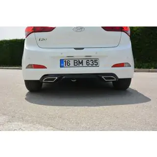 Heckschürze Meliset (grundiert zum Lackieren) Hyundai I-20 2014-2020 Foto 1