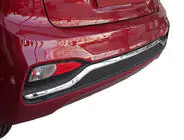 Hyundai I-20 2014-2020 Heckstoßstangen-Abschlussleiste 2018-2020 Edelstahl Foto 1