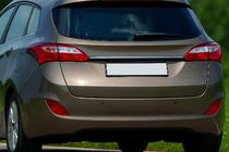 Hyundai I-30 2012-2017 Chromleiste über dem Kennzeichen (SW, Edelstahl) Foto 1