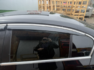 Volkswagen Passat B6 2006-2012 Windabweiser mit Chromleisten SD (EU, 4 Stk, Niken) Foto 2