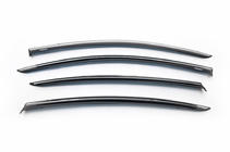 Volkswagen Passat B6 2006-2012 Windabweiser mit Chromleisten SD (EU, 4 Stk, Niken) Foto 6