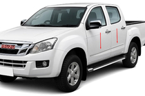 Isuzu D-Max 2011-2019 Türleisten OmsaLine Edelstahl Foto 1