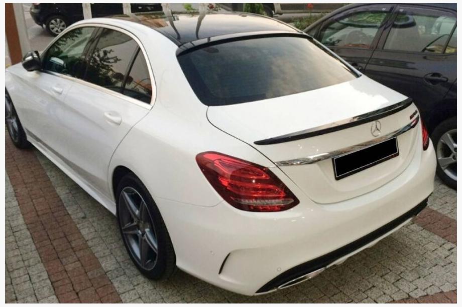 Mercedes C-class W205 2014-2021 Heckspoiler OmsaLine (grundiert zum Lackieren) Image