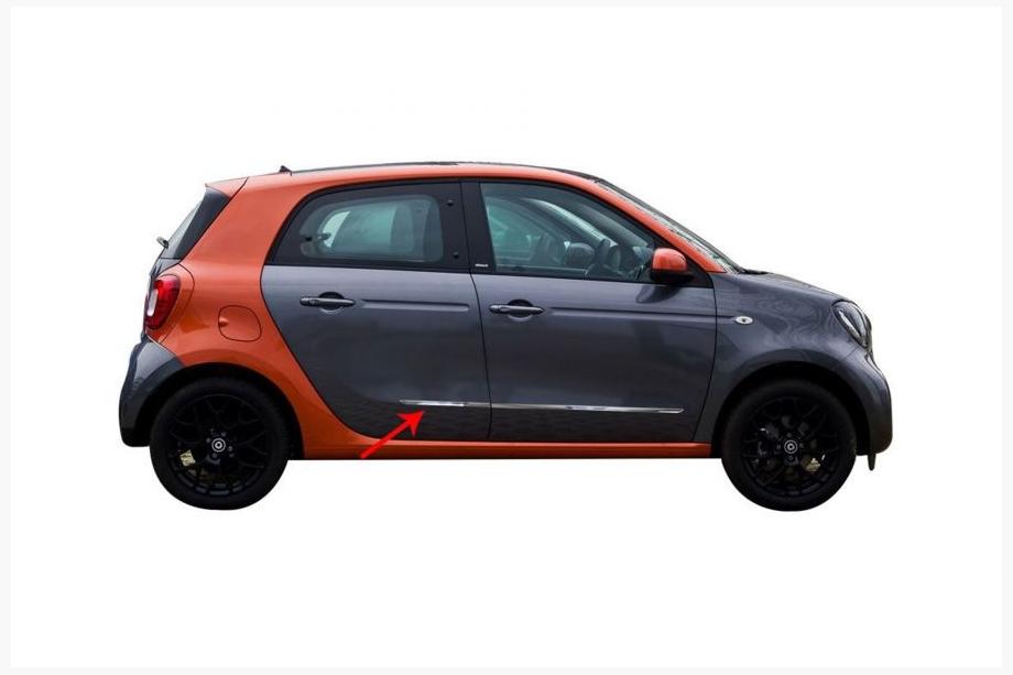 Smart 2014- Türleisten Edelstahl (4 Stk) Image