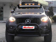 Mercedes X class 2017-2020 Frontscheiben Spoiler (V3, lackierbar) Foto 1