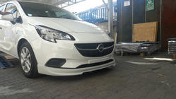 Opel Corsa E 2015-2019 Frontuntere Spoilerlippe (grundiert) Foto 1
