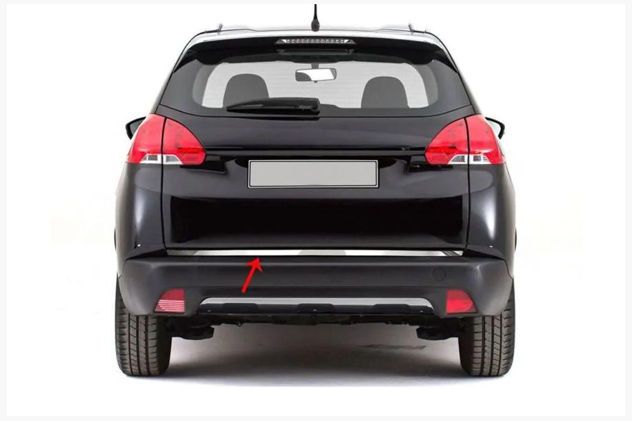 Peugeot 2008 2013-2019 Kofferraumleiste Edelstahl Image