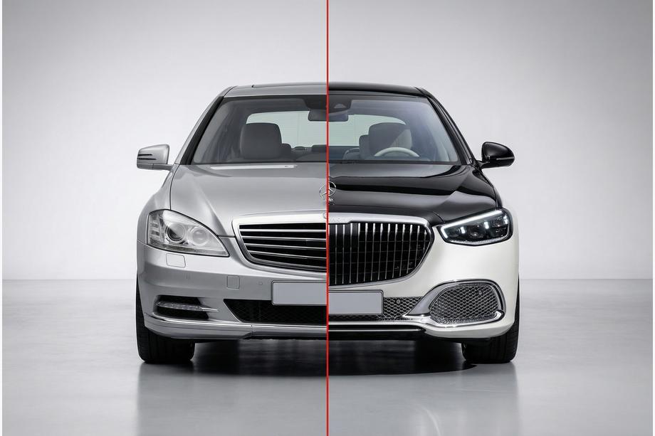 Mercedes S-class W221 2005-2013 W223 Maybach Restyling-Kit Image