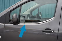 Peugeot Partner/Rifter 2019- Fensterrahmen Blenden (2 Stk, Edelstahl) Foto 1