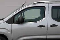 Peugeot Partner/Rifter 2019- Fensterrahmen Blenden (2 Stk, Edelstahl) Foto 2