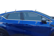 Renault Captur 2019- Komplett Fensterrahmen Abdeckung (16-tlg, Edelstahl) Foto 1