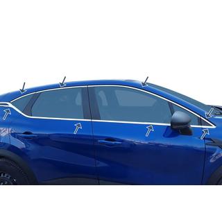 Komplett Fensterrahmen Abdeckung (16-tlg, Edelstahl) Renault Captur 2019- Foto 1