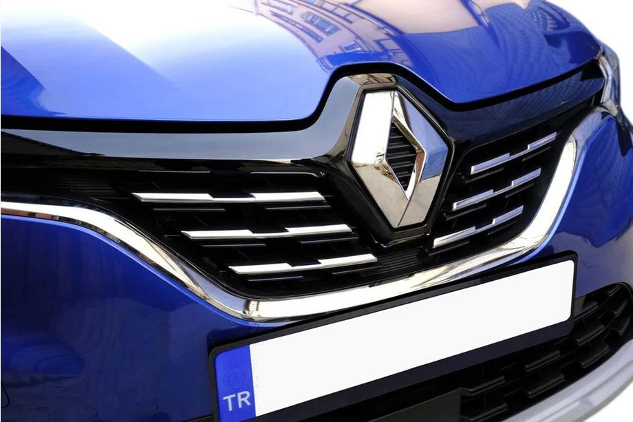 Renault Captur 2019- Chrom Kühlergrill Blenden (6 Stk, Edelstahl) Image