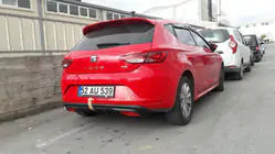 Seat Leon 2013-2020 Heckstoßstangenabdeckung (grundiert zum Lackieren) Foto 1