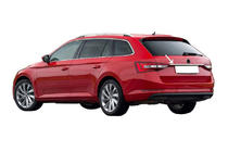 Skoda Superb 2015-2024 Chromleiste über dem Kennzeichen SW (Edelstahl) Foto 1